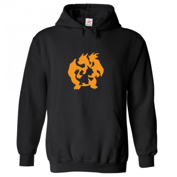 Charizard Inspired Animated Classic Unisex Kids and Adults Pullover Hoodie